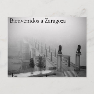 Bienvenidos a Zaragoza Postcard