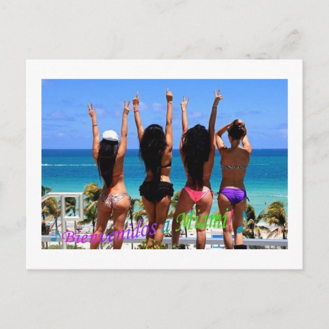 Bienvenidos.. Postcard (Front)