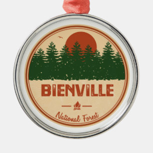 Bienville National Forest Metal Ornament