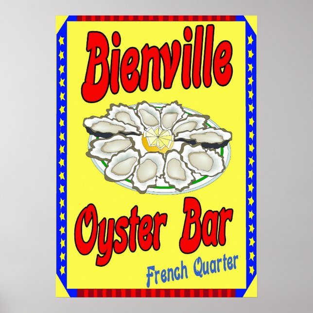 Bienville Oyster Bar Poster (Front)