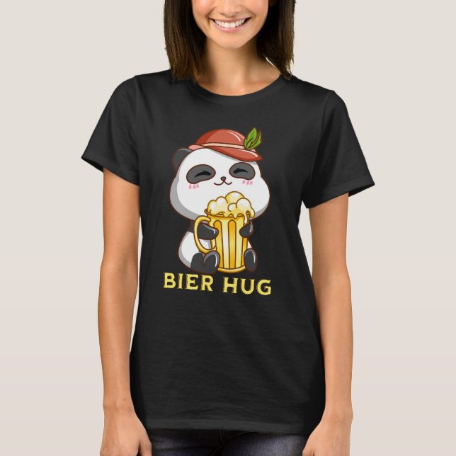 Bier Hug Pun Oktoberfest T-Shirt (Front)