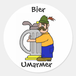 Bier Umarmer Stickers   (Beer Hugger)