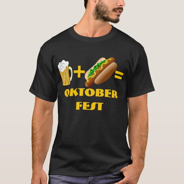 Bier und Wurst T-Shirt (Front)