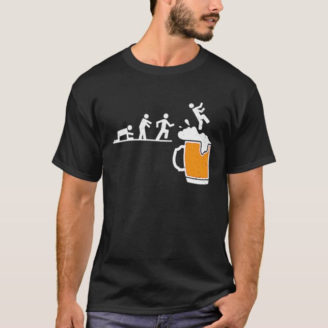 Bierääufer Beer Stein Brewery House Brewery Alcoho T-Shirt (Front)