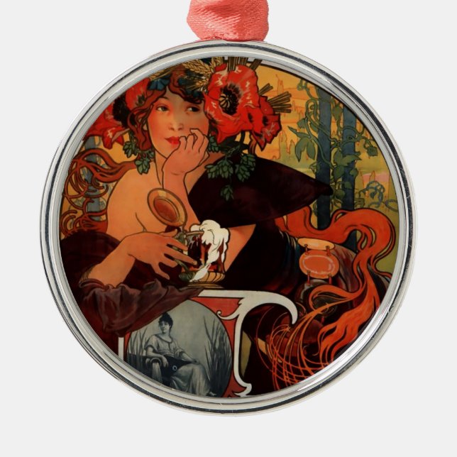 Bieres De La Meuse Metal Tree Decoration (Front)