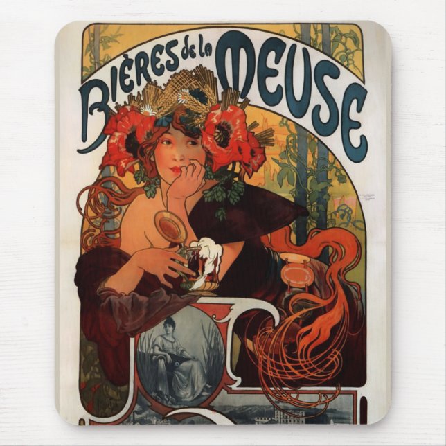 Bieres De La Meuse Mouse Pad (Front)