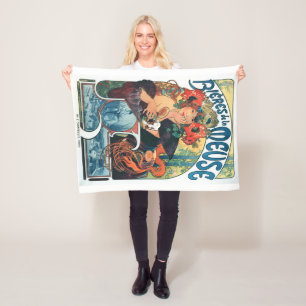 Bieres de la Meuse, Mucha Fleece Blanket
