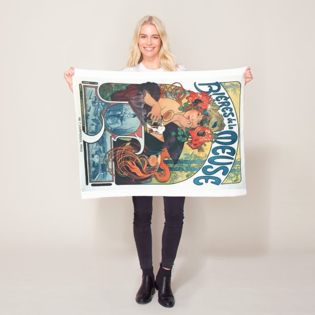 Bieres de la Meuse, Mucha Fleece Blanket (In Situ)