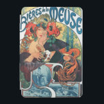 Bieres de la Meuse, Mucha iPad Mini Cover<br><div class="desc">Alphonse Mucha (24 July 1860 – 14 July 1939) was a Czech painter, illustrator and graphic artist, living in Paris during the Art Nouveau period, best known for his distinctly stylised and decorative theatrical posters, particularly those of Sarah Bernhardt. He produced illustrations, advertisements, decorative panels, and designs, which became among...</div>