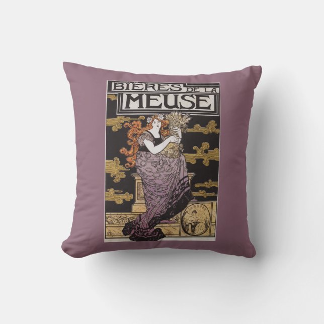 Bieres de la Meuse Promotional Poster Cushion (Front)