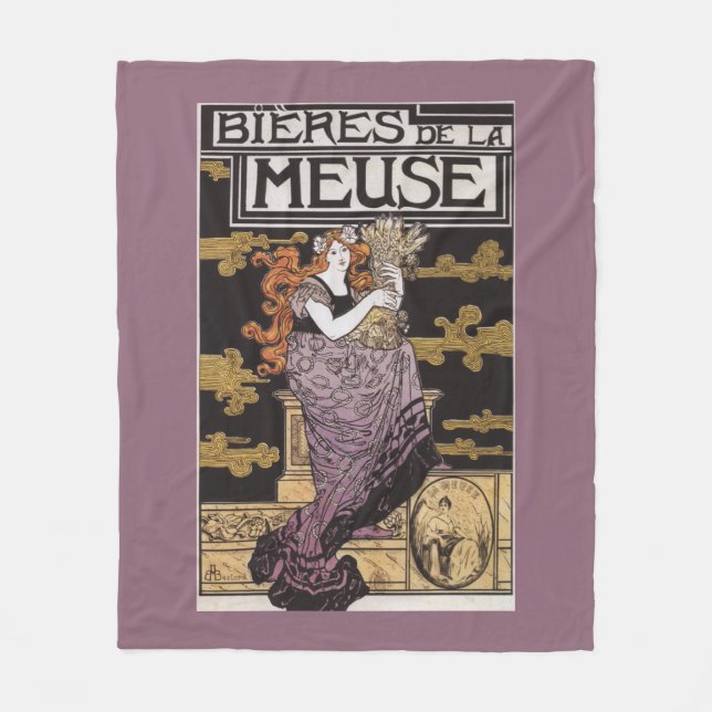 Bieres de la Meuse Promotional Poster Fleece Blanket (Front)