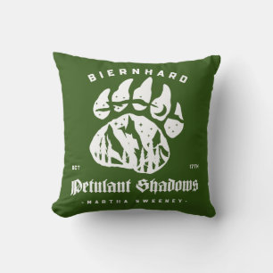 Biernhard Bears Petulant Shadows Two-Tone Cushion