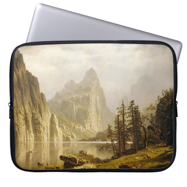 Bierstadt Albert Merced River Yosemite Valley Laptop Sleeve (Front)