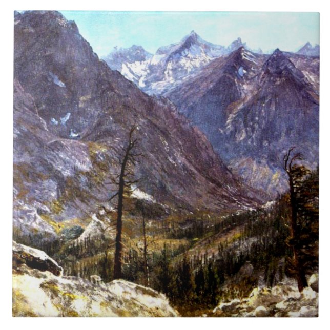 Bierstadt - Estes Park, Colorado, Ceramic Tile (Front)