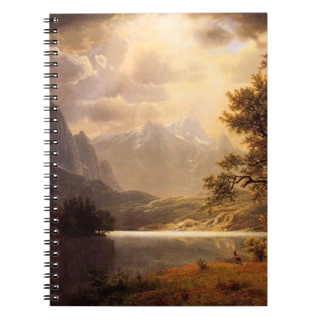 Bierstadt Estes Park Colorado Notebook (Front)