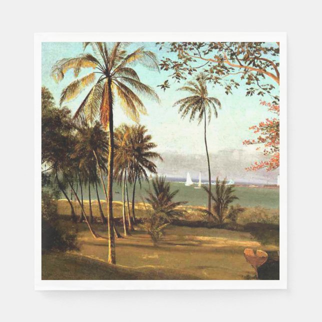 Bierstadt - Florida Scene Napkin (Front)