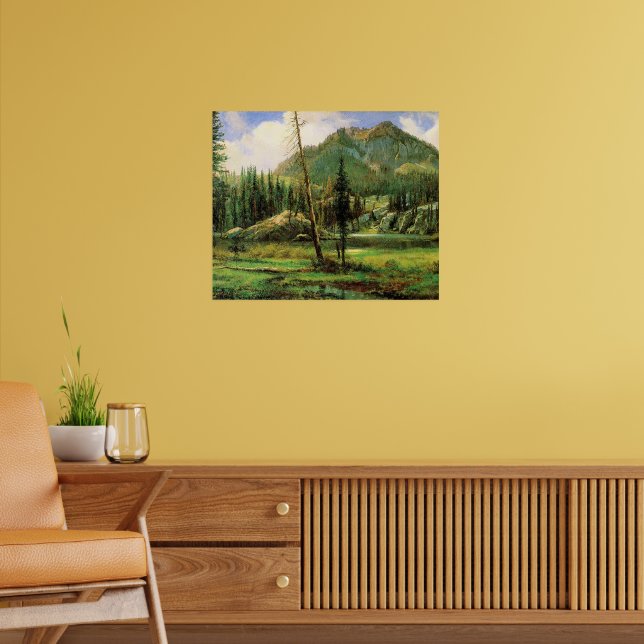 Bierstadt - Sierra Nevada Mountains, Poster (Living Room 2)