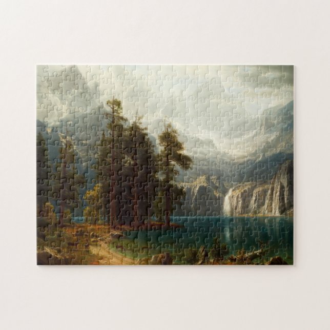Bierstadt Sierra Nevadas Jigsaw Puzzle (Horizontal)