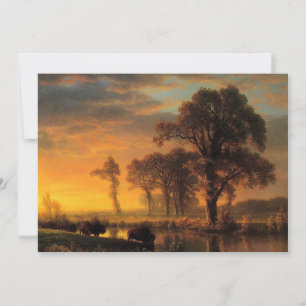 Bierstadt - Western Kansas, Card