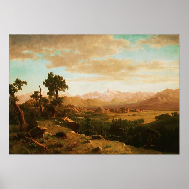 Bierstadt - Wind River Country Poster (Front)