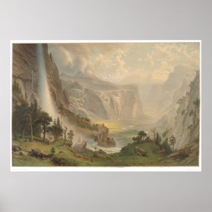 Bierstadt Yosemite Valley, California (1884A) Poster