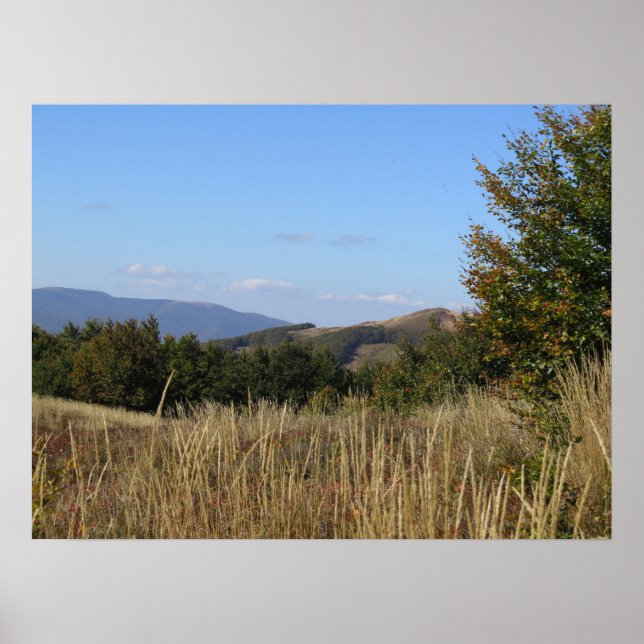 Bieszczady mountains poster (Front)