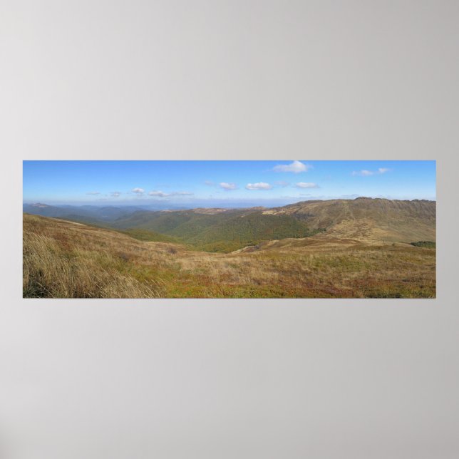 Bieszczady panorama poster (Front)