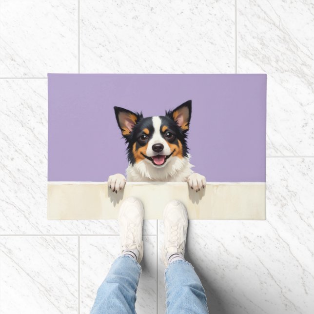 Biewer Terrier Dog Doormat Art (Indoor)