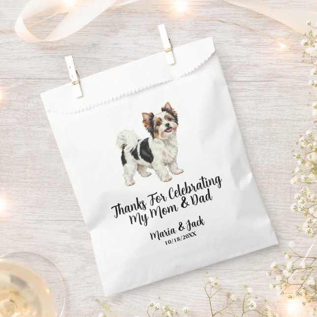 Biewer Terrier Favour Bag (Clipped)