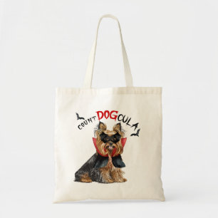 Biewer Terrier Vampire Dog Trick or Treat Tote Bag