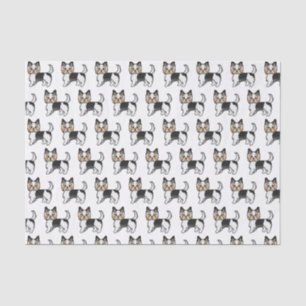 Biewer Terrier Yorkshire Terrier Cute Dog Pattern Tissue Paper
