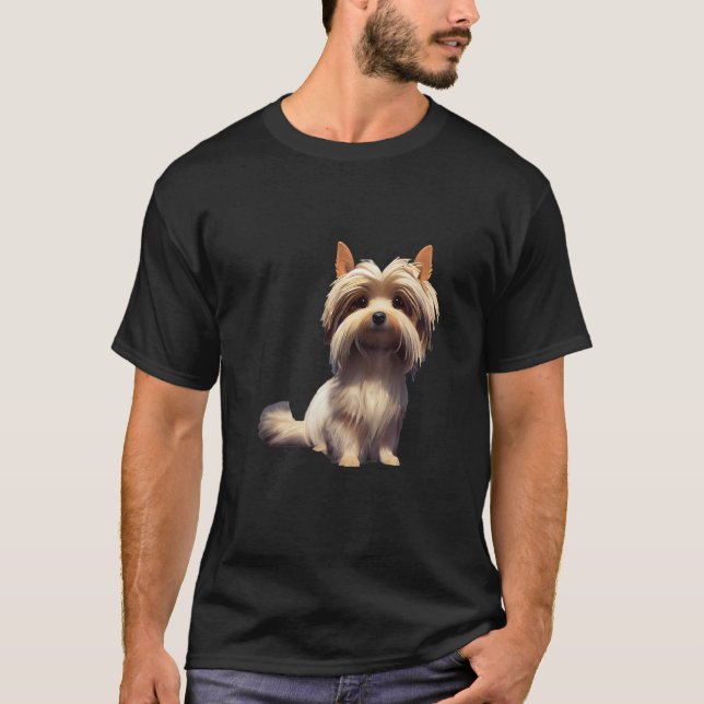 Biewer Yorkshire Terrier Dog T-Shirt (Front)