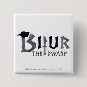 Bifur Name 15 Cm Square Badge