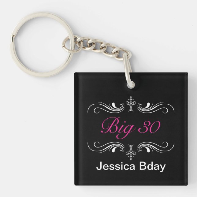 Big 30 key ring (Front)