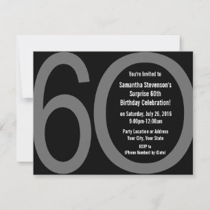 Big 6-0 Party Invitations