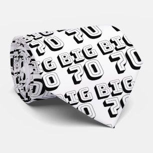 BIG 70 Seventieth Birthday 70th Tie