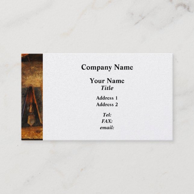 Big "A" Business Card (Front)