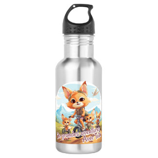 Big adventures with Auntie 532 Ml Water Bottle