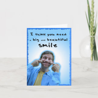Big and Beautiful Smile card