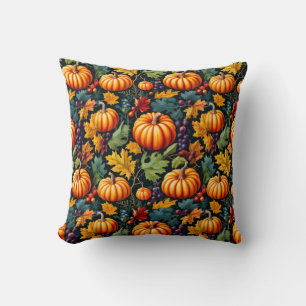 Big and Little Fall Pumpkins Cushion