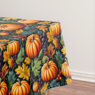 Big and Little Fall Pumpkins Tablecloth