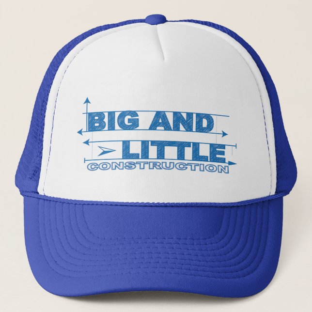 Big and Little Trucker Hat (Front)