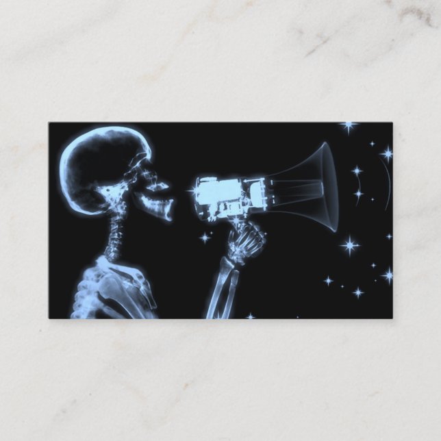 Big Announcement X-Ray Skeleton - Blue (Front)