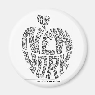 BIG APPLE - NEW YORK by NICHOLAS Magnet