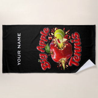 Big Apple Tennis - New Your Tennis Tournament Beach Towel