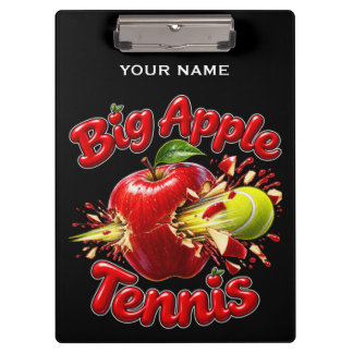 Big Apple Tennis - New Your Tennis Tournament Clipboard