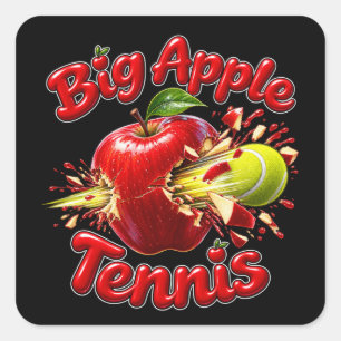 Big Apple Tennis - New Your Tennis Tournament  Square Sticker
