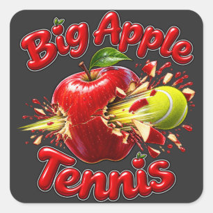 Big Apple Tennis - New Your Tennis Tournament  Square Sticker