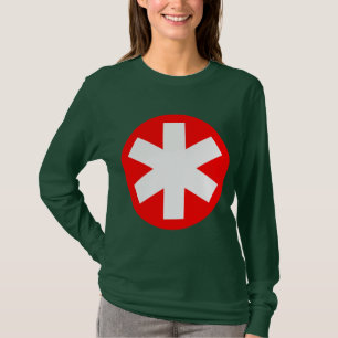 Big Asterisk - Red and White T-Shirt