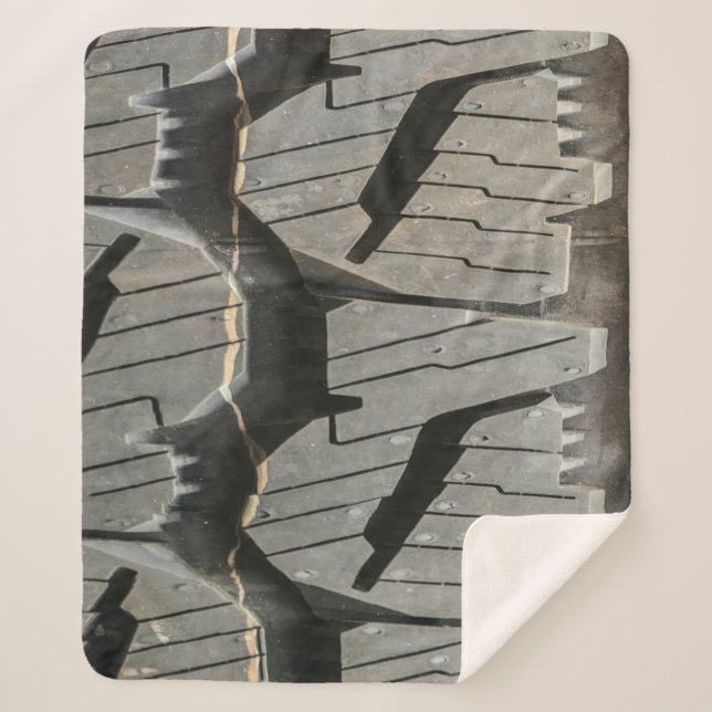 Big Automotive Car old tires Black Road trips  Sherpa Blanket (Front)